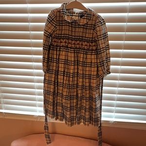 Burberry toddler dress size 2